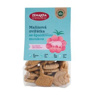 BIO špaldové malinové zvieratká ZEMANKA 100g