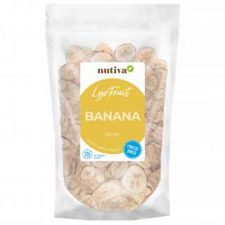 Lyofilizované banány plátky NUTIVA 100g