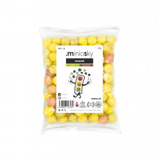 MINIOS Miniosky kukuričné chrumky ovocné 60g