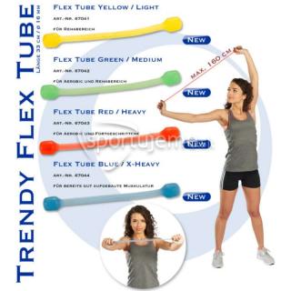 Trendy Sport cvičebná guma Flex Tube Farba: Žltá - ľahká záťaž