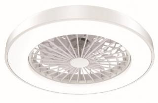 ACA Stropný SMART ventilátor 22W, 6 rýchlostí, 50dB, LED 36W CCT, biely [FANOKWH20G]