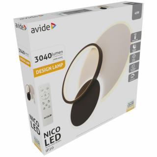 Avide LED stropné svietidlo Design Nico 45W, 3040lm, RF [ADO3S-NICO-2.4G]