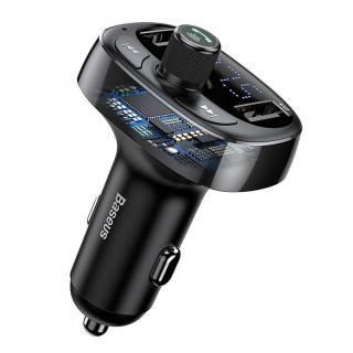 Baseus FM Transmitter Bluetooth 2xUSB  [CCMT000301]