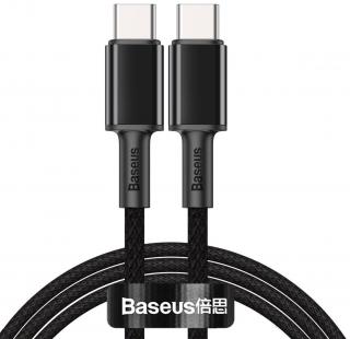 Baseus rýchlonabíjací dátový USB-C -> USB-C kábel s vysokou hustotou, rýchlonabíjací 100W, 1m, čierny [CATGD-01]