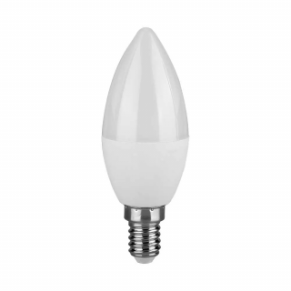 E14 LED žiarovka 3,7W, 320lm, sviečka Studená biela