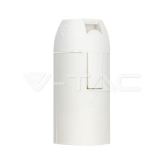 E14 Objímka žiarovky, termoplast, biela