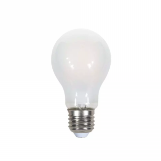 E27 LED Filament Frost Cover žiarovka 7W, 840lm, 2700K Teplá biela