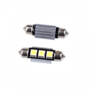 Einparts LED auto žiarovka C10W 39mm LED 3SMD 5050 CANBUS 8-16V balenie 2ks [EPL04]