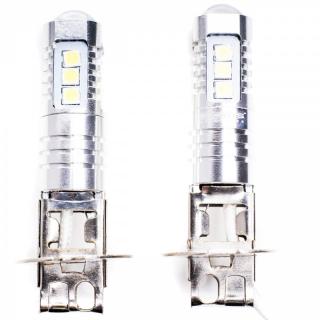 Einparts LED auto žiarovka H3 14 SMD 3030 nieCANBUS 9-16V 6000K balenia 2ks [EPL262]