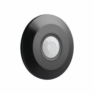 Infračervený pohybový senzor na strop, 360°, čierny