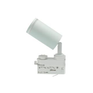 Koľajnicové svietidlo MADARA RING vymeniteľný zdroj GU10 3-fázové biele [SLIP003028]