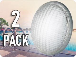 LED bazénová žiarovka 18W, 2000lm, PAR56, 12V, IP68, 6500K/2-PACK!