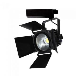 LED koľajnicové svietidlo 33W, čierne (2640lm), 24-60°, SAMSUNG chip Denná biela