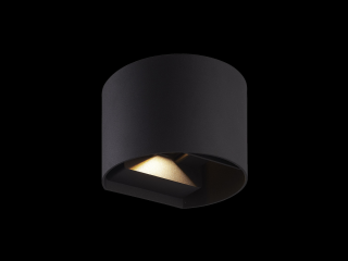 LED line LITE nástenné svietidlo  CILINDER  2x3W, 450lm, IP54, čierne [475510, 475541] Denná biela