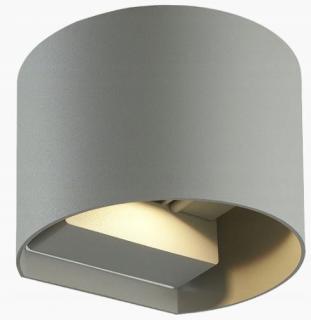 LED line LITE nástenné svietidlo  CILINDER  2x3W, 450lm, IP54, sivé [475534, 475565] Teplá biela