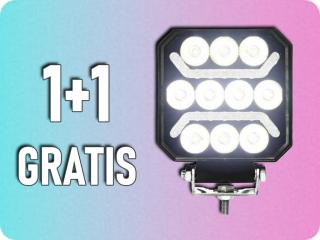 LED pracovné svetlo 15W, 1500lm + LED pás, 12/24V, IP67, 1+1 zadarmo! [L0184]