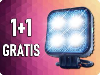 LED pracovné svetlo 4xLED +modrá, 12W, 9-32V, R10, uchytenie skrutkami, IP67, 1+1 zadarmo! [L0186]