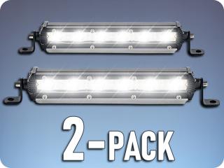 LED pracovné svetlo 9,6W, 720lm, 12/24V, 6xLED, IP67/2-PACK! [LB0100]