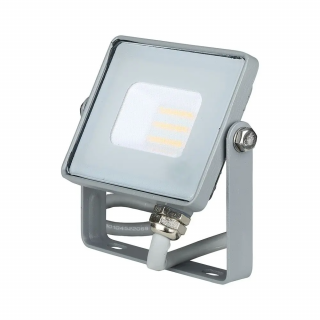 LED reflektor 10W, 800lm, SAMSUNG chip, sivý Denná biela