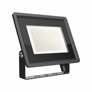 LED reflektor, 200W, 17600LM, 110°, IP65, čierny Denná biela