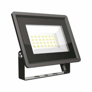 LED reflektor 20W, 1650lm, čierny Teplá biela