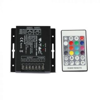 LED RGB+W ovládač/stmievač, 12V-288W; 24V-576W