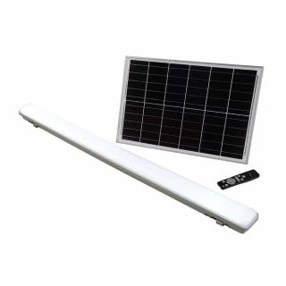LED solárne vodeodolné svietidlo 18W,  3000-6400K, IP65, diaľkové ovládanie