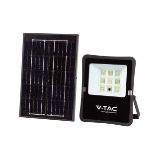 LED solárny reflektor 2,3W so solárnym panelom 6W, 400lm, 5000mAh, 100° Denná biela