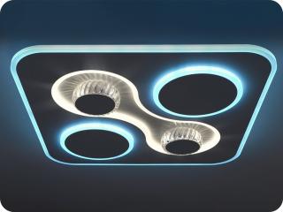 LED stropné svietidlo Design Philip 95W RF (47,5+47,5) [ADO3S-95W-PHI-2.4G]