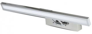 LED svietidlo nad zrkadlo/obraz, 9W, 380lm, 45cm, chróm, 3000K