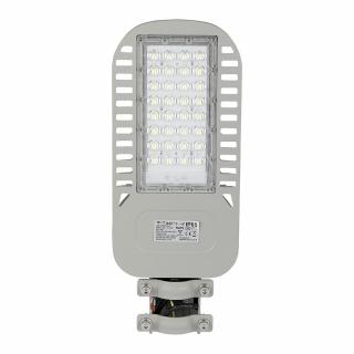 LED verejné osvetlenie 50W, 6850lm, SAMSUNG chip, sivé Studená biela