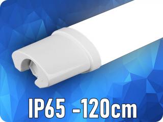 LED Vodeodolná lampa 36W, 120 cm, 3000Lm, IP65 Denná biela