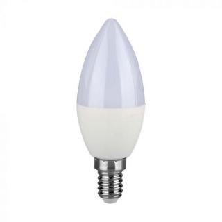LED žiarovka E14, C37, 2,9W, 250LM, 180° Denná biela