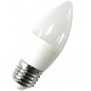 LED žiarovka E27,  1W (90-100LM), sviečka [WOJ+14456] Studená biela