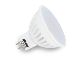 LED žiarovka MR16, 7W, 595lm, 10-18V AC/DC Teplá biela