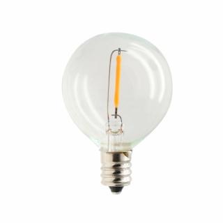 LED žiarovky E12, G40, 0.5W, 30lm, 3V, teplá biela, balenie 6ks [RTV100101]