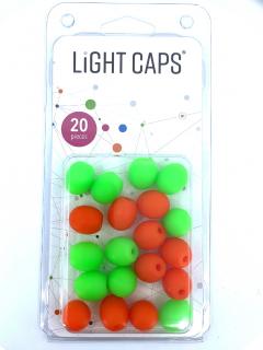 LIGHT CAPS®  mix oranžová+zelená, 20ks v balení