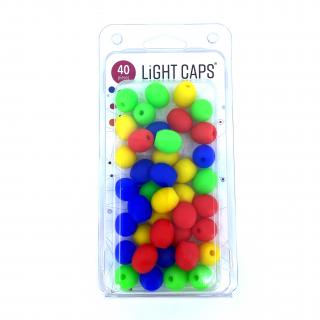 LIGHT CAPS®  mix žltá+zelená+modrá+červená, 40ks v balení