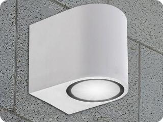 Nástenné LED svietidlo 1xGU10, IP54, biele [SLIP007009]