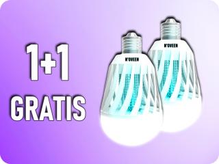 NOVEEN LED žiarovka s funkciou lapača hmyzu E27, 6W, do 40m², 1+1 zadarmo! [IKN803]