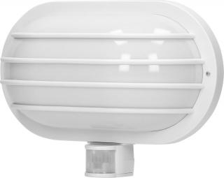 ORNO LED nástenné svietidlo so senzorom LASO 1x60W (nie je v balení) E27, IP44, biele [LF-2/W]