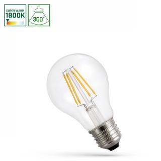 Retro LED žiarovka E27, 4W, 340lm, ultrateplá 1800K [WOJ+14654]