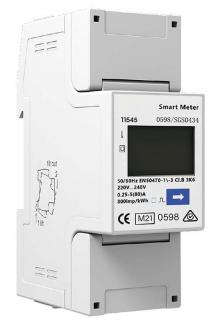 Smart Meter 200/230V 5( 80 )A RS485 2P MID