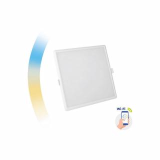 Smart vstavaný LED panel 22W, 2000lm, CCT+DIM, hranatý [SLI038020CCT]