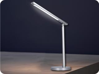 Solight LED stolná lampička, 7W, 400lm, stmievateľná, zmena chromatickosti, strieborná farba [WO53-S]