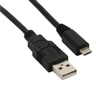 Solight USB kábel, USB 2.0 A konektor - USB B micro konektor,  50cm