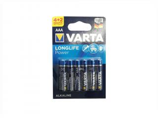 VARTA Longlife Power AAA 4+2, 1,5V Alkaline