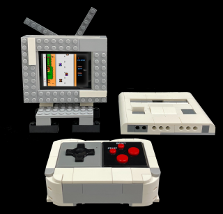 Bricks Console Arcade / Skladacia herná konzola