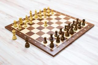 Drevená šachová súprava HOME s javorovou šachovnicou