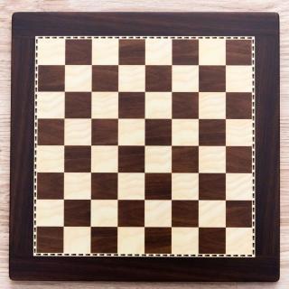 Drevená šachovnica LUX hnedá malá